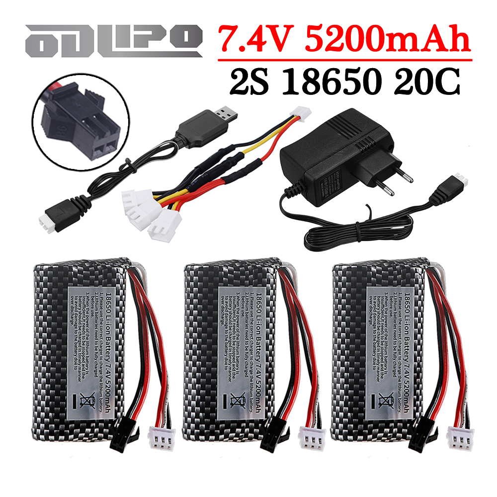 18650 7.4V 5200mAh Li-ion batt - огляд і ціна Drone Battery Li-Ion