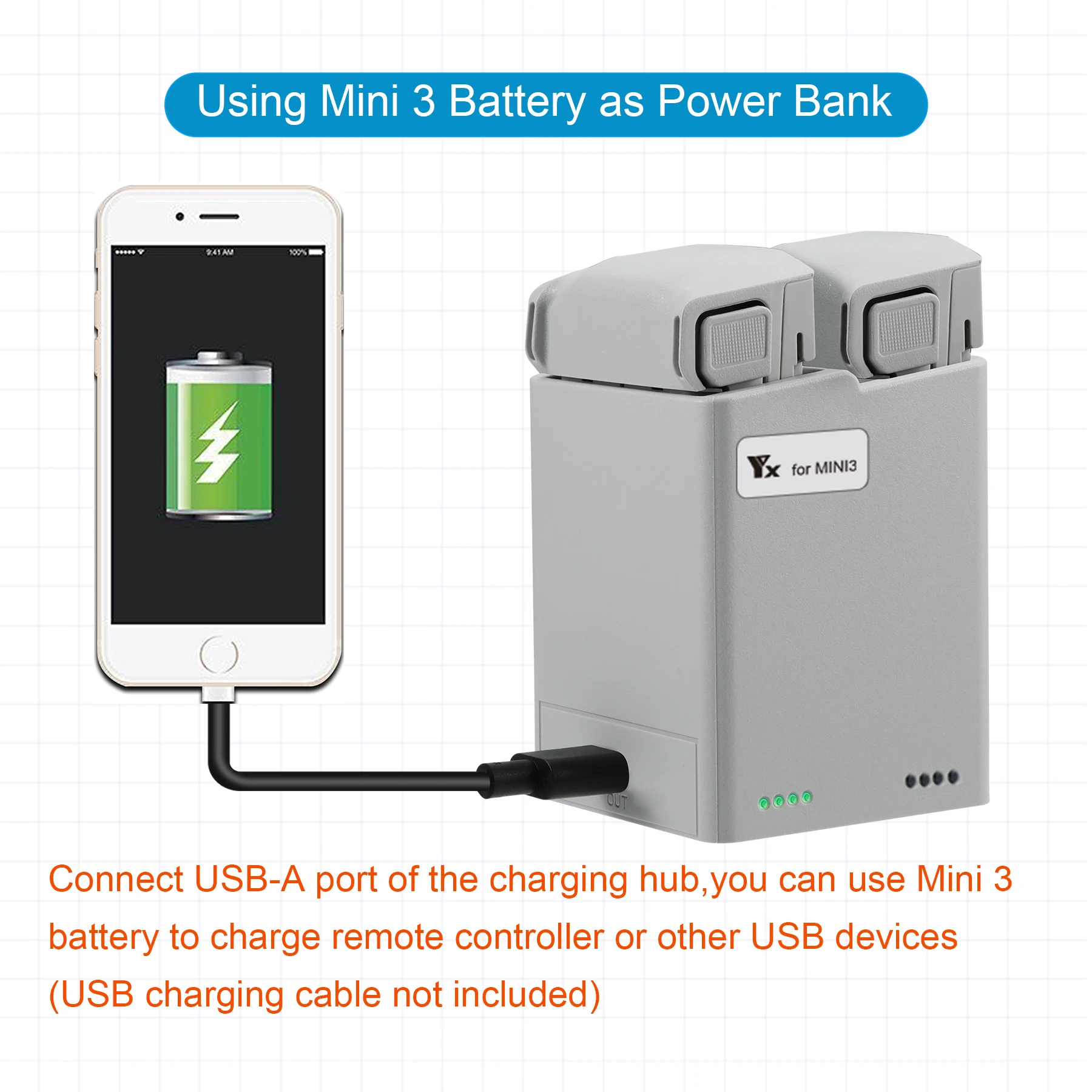 Charger Hub for DJI Mini 4 Pro - огляд і ціна Drone Battery Balance Charger