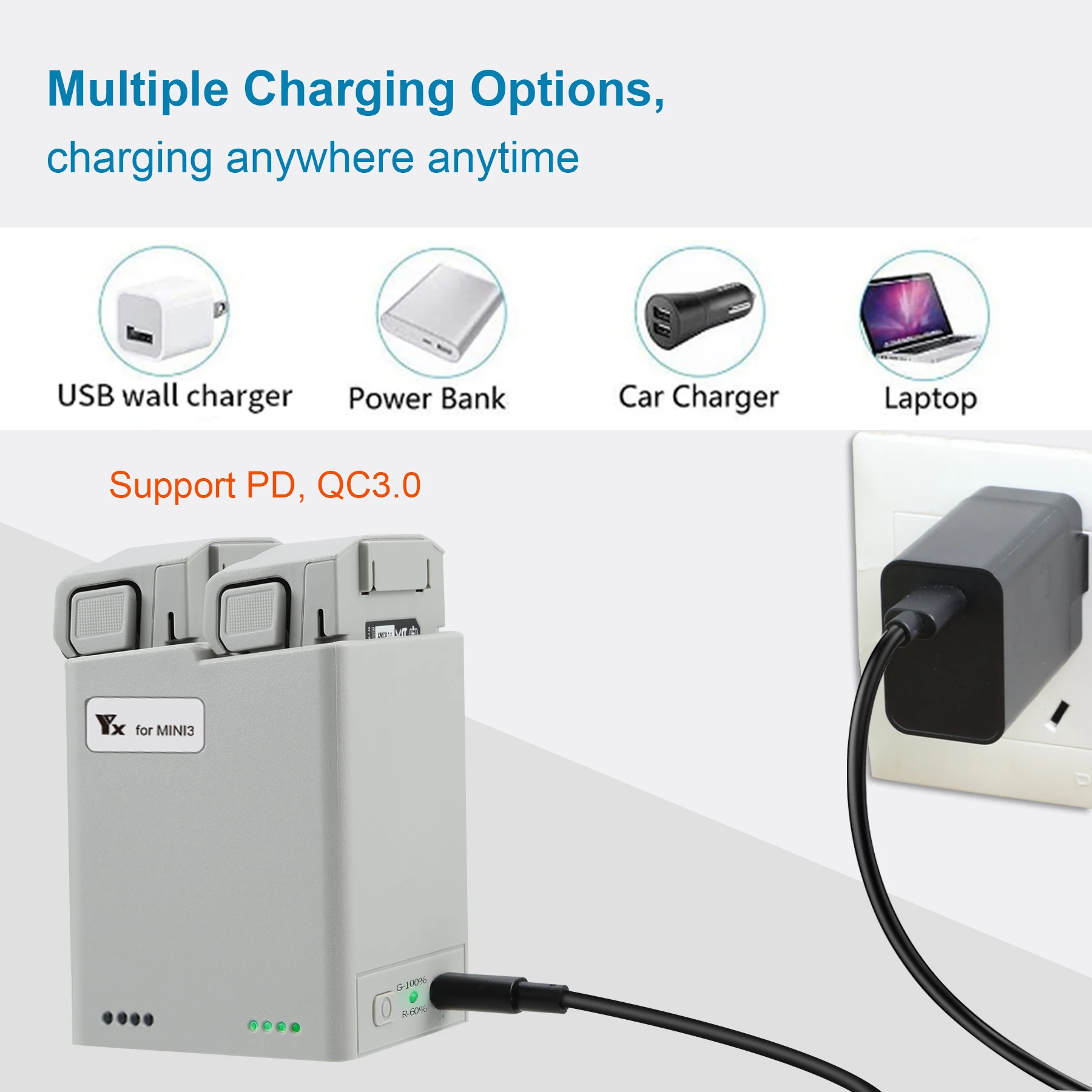 Charger Hub for DJI Mini 4 Pro - огляд і ціна Drone Battery Balance Charger