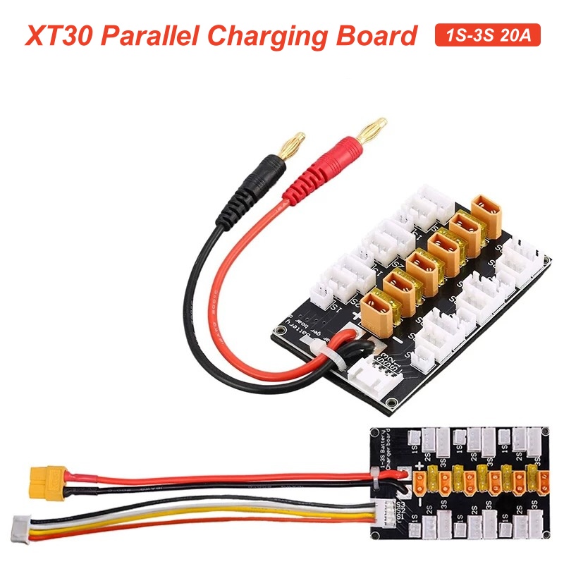 XT30 Plug Lipo Battery Paralle - огляд і ціна Drone Battery Parallel Board