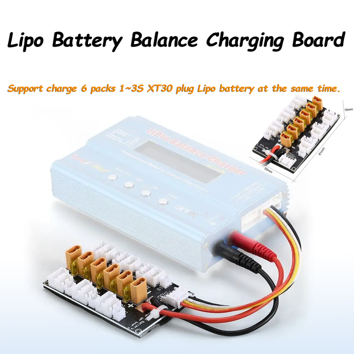 RC Lipo Battery Parallel Charg - огляд і ціна Drone Battery Parallel Board