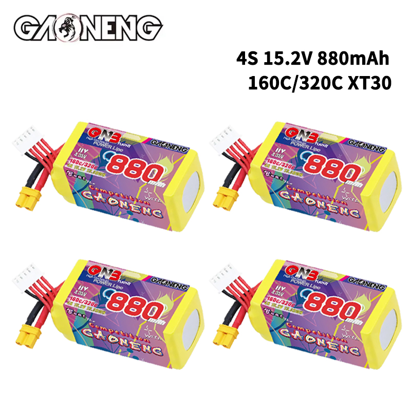GNB 4S 880mAh 15.2V 160C/320C  - огляд і ціна Drone Battery Plate