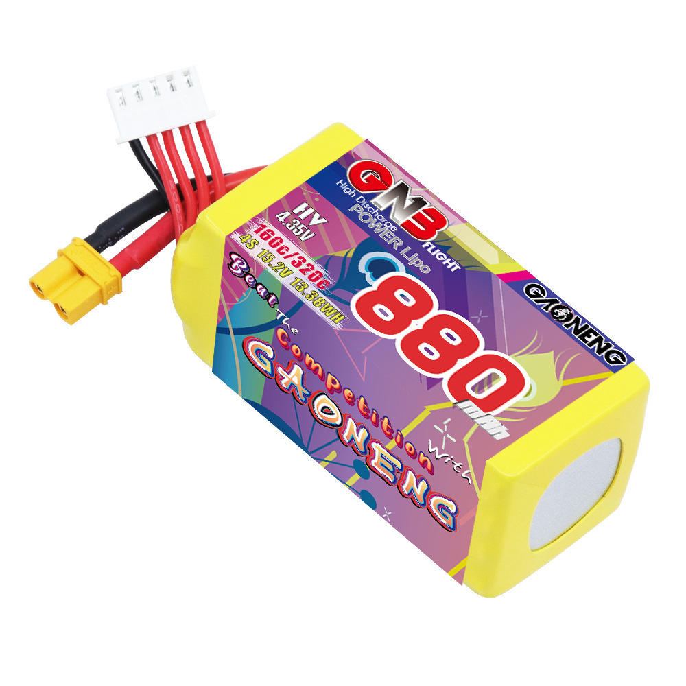 GNB 4S 880mAh 15.2V 160C/320C  - огляд і ціна Drone Battery Plate