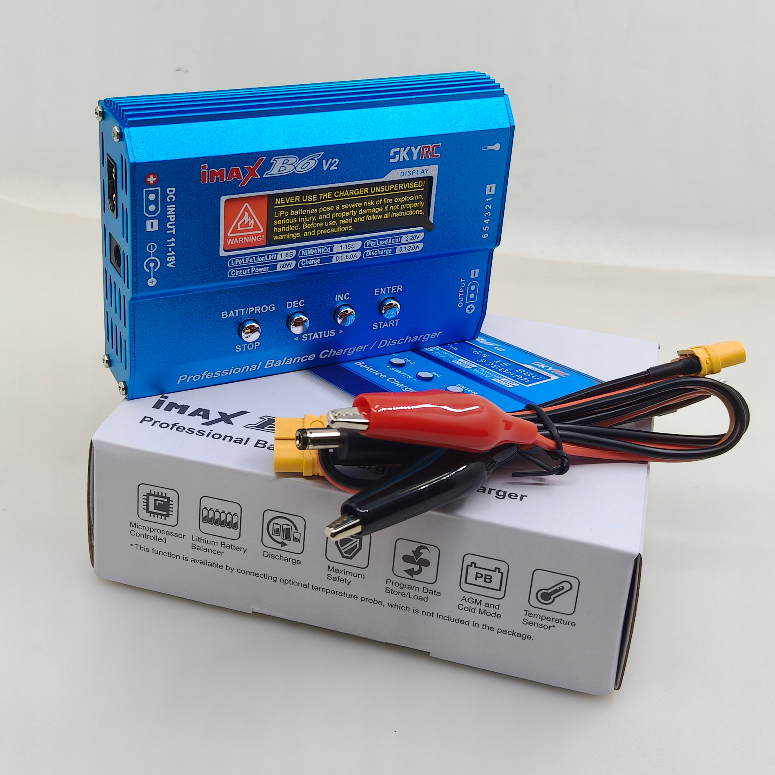 IMAX B6 / B6AC 80W T/XT60plug  - огляд і ціна Drone Battery Charger