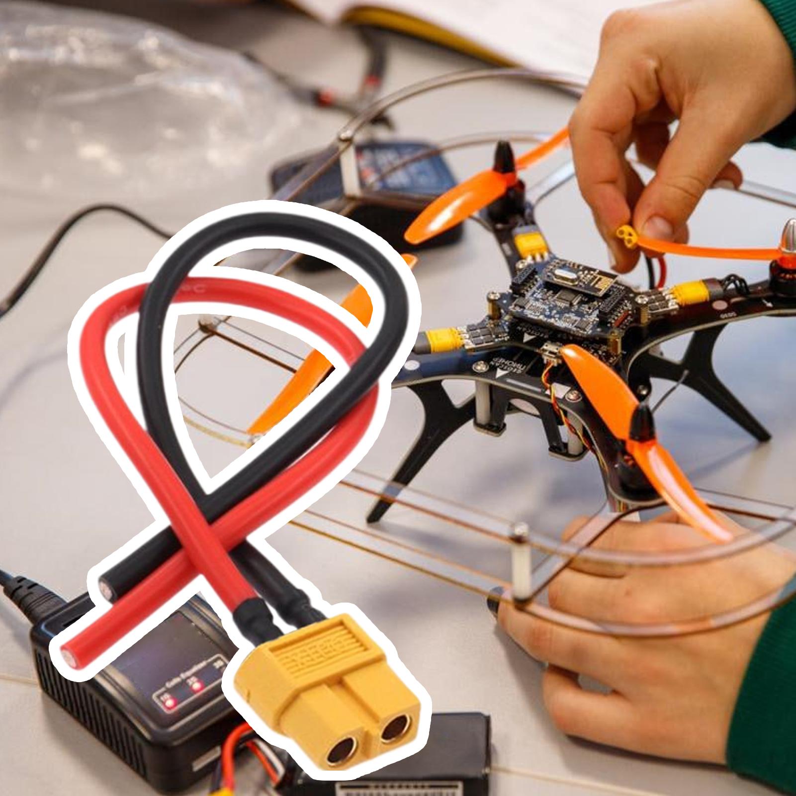 XT60 Male/Female Extension Cab - огляд і ціна Drone Battery Connector