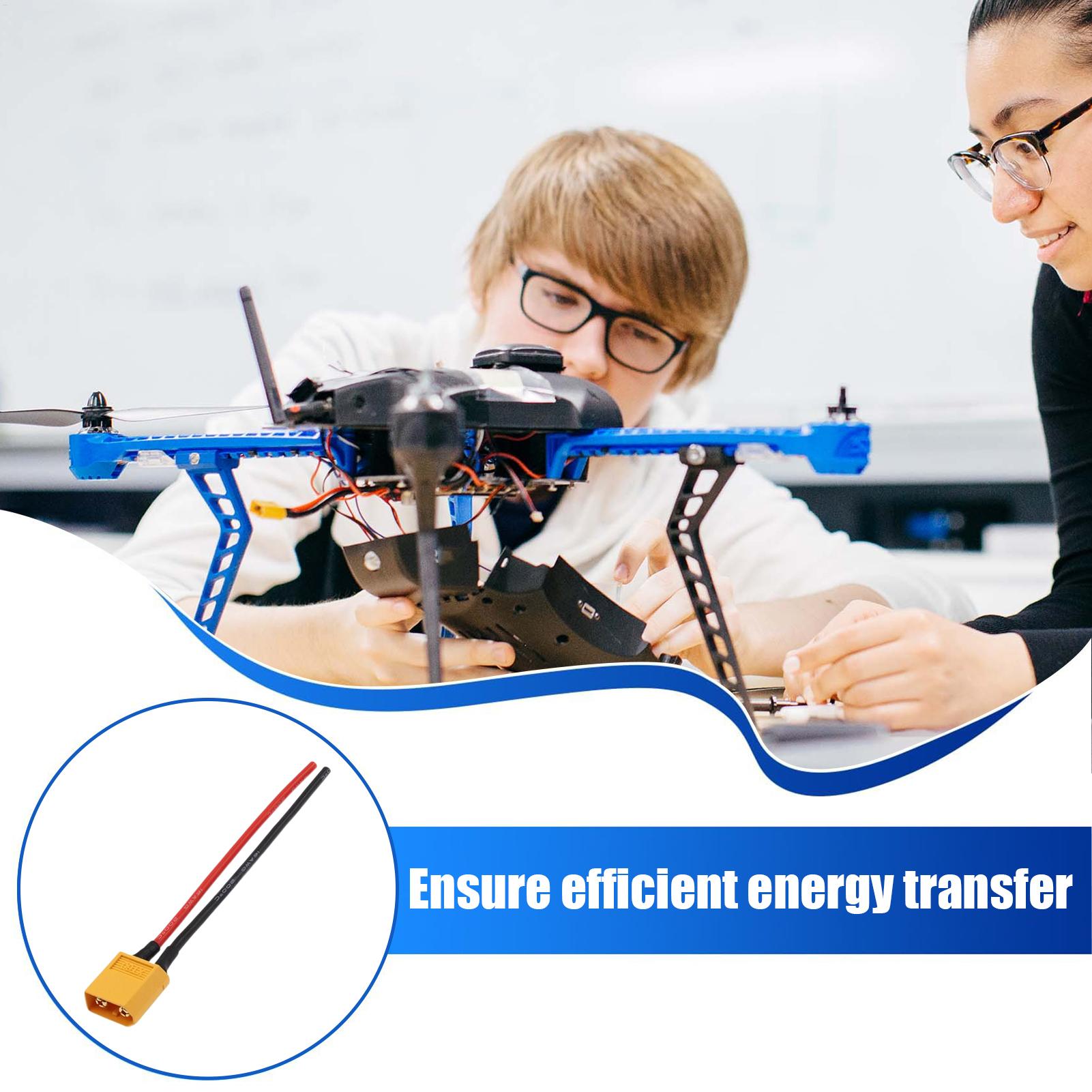 XT60 Male/Female Extension Cab - огляд і ціна Drone Battery Connector