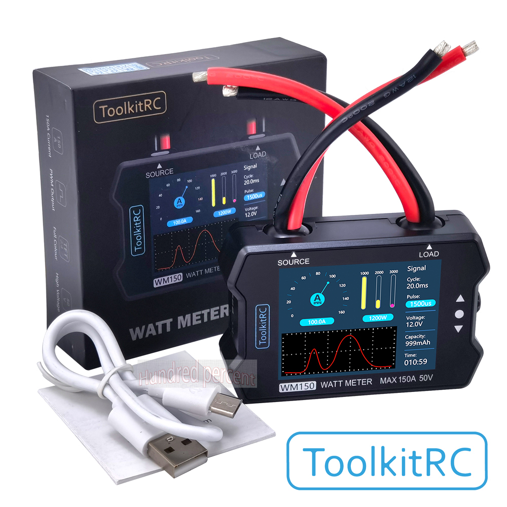 ToolkitRC WM150 150A 50V Watt  - огляд і ціна Drone Battery Voltage Checker