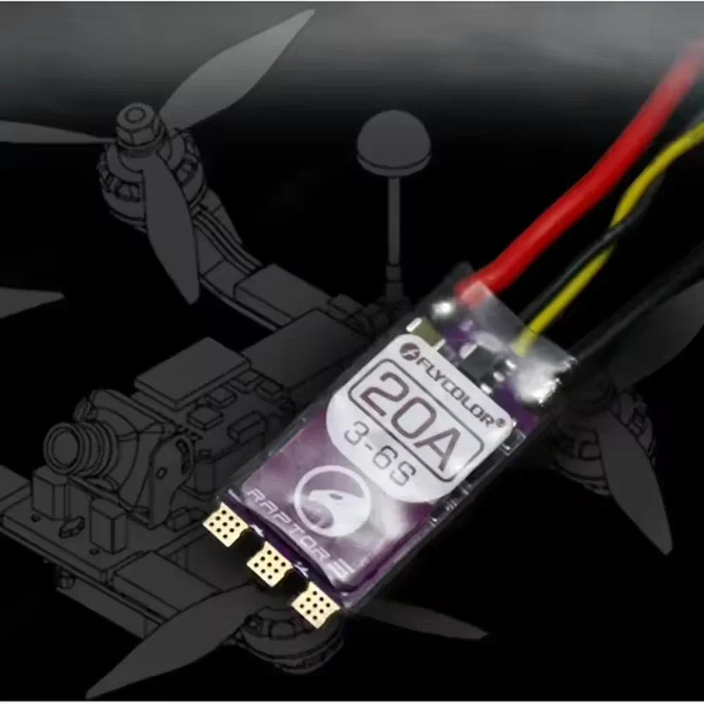 FLYCOLOR Raptor 5 20A 35A 45A  - огляд і ціна Drone Battery 6S