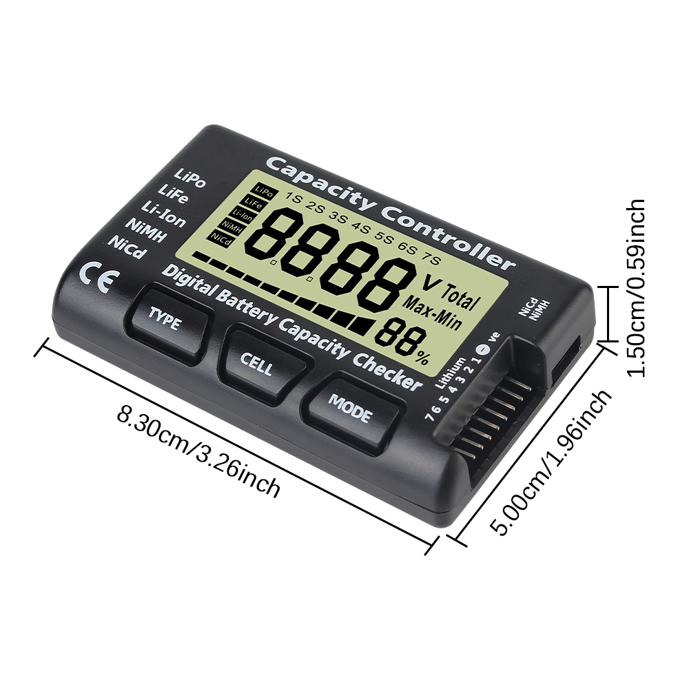 CellMeter 7 Battery Voltage Ca - огляд і ціна Drone Battery Voltage Checker