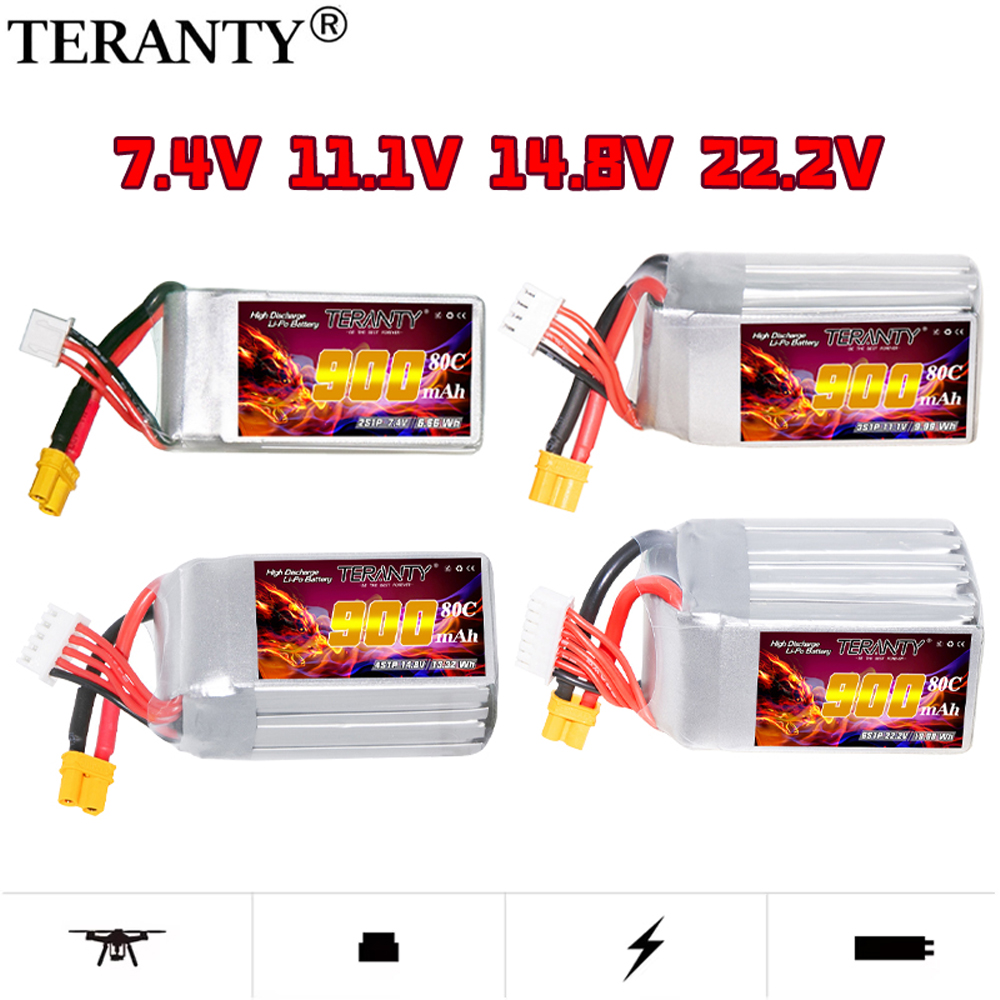 TERANTY 2S 3S 4S 6S 7.4V 11.1V - огляд і ціна Drone Battery 4S