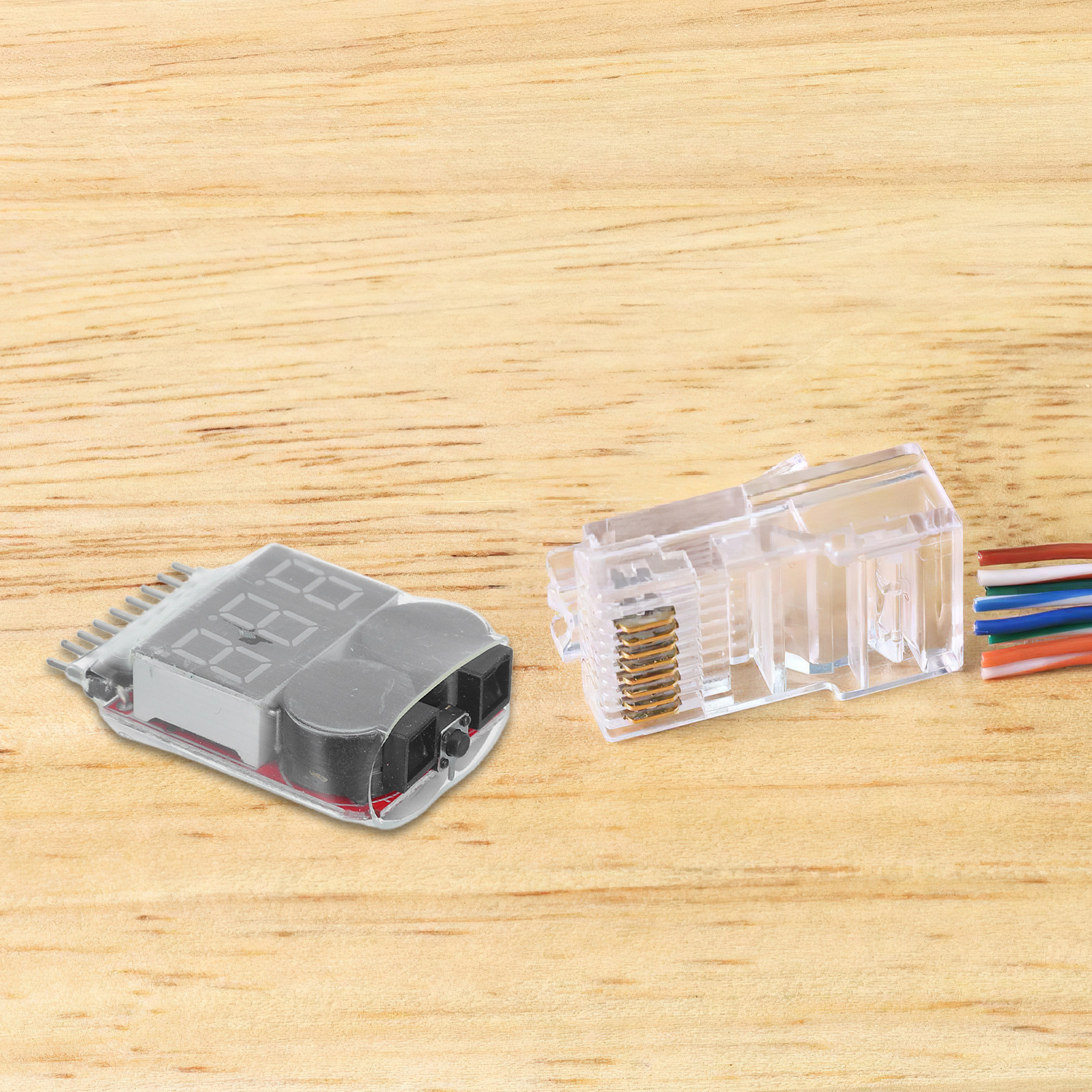 2Pcs Rc Battery Checker Lipo V - огляд і ціна Drone Battery Voltage Checker