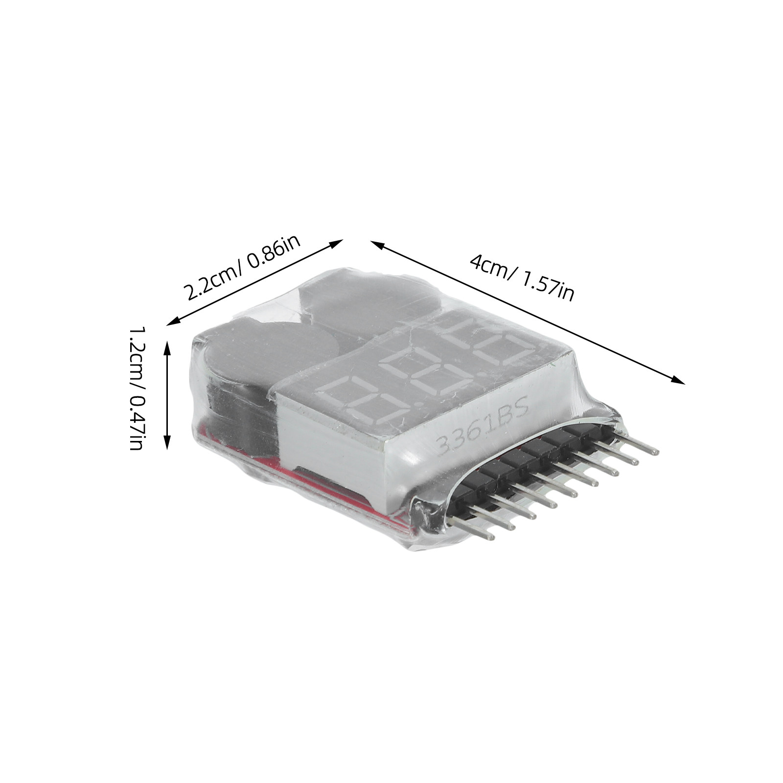 2Pcs Rc Battery Checker Lipo V - огляд і ціна Drone Battery Voltage Checker