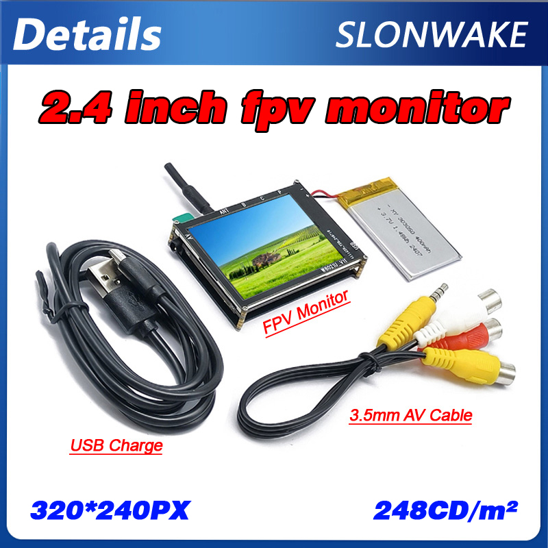 Micro 5.8G 56CH 2.4 Inch LCD 4 - огляд і ціна Drone Battery Plate
