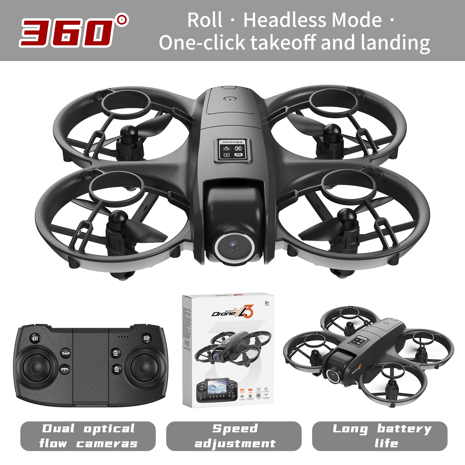 YL3 Remote-Controlled Drone wi - огляд і ціна Drone Battery Case