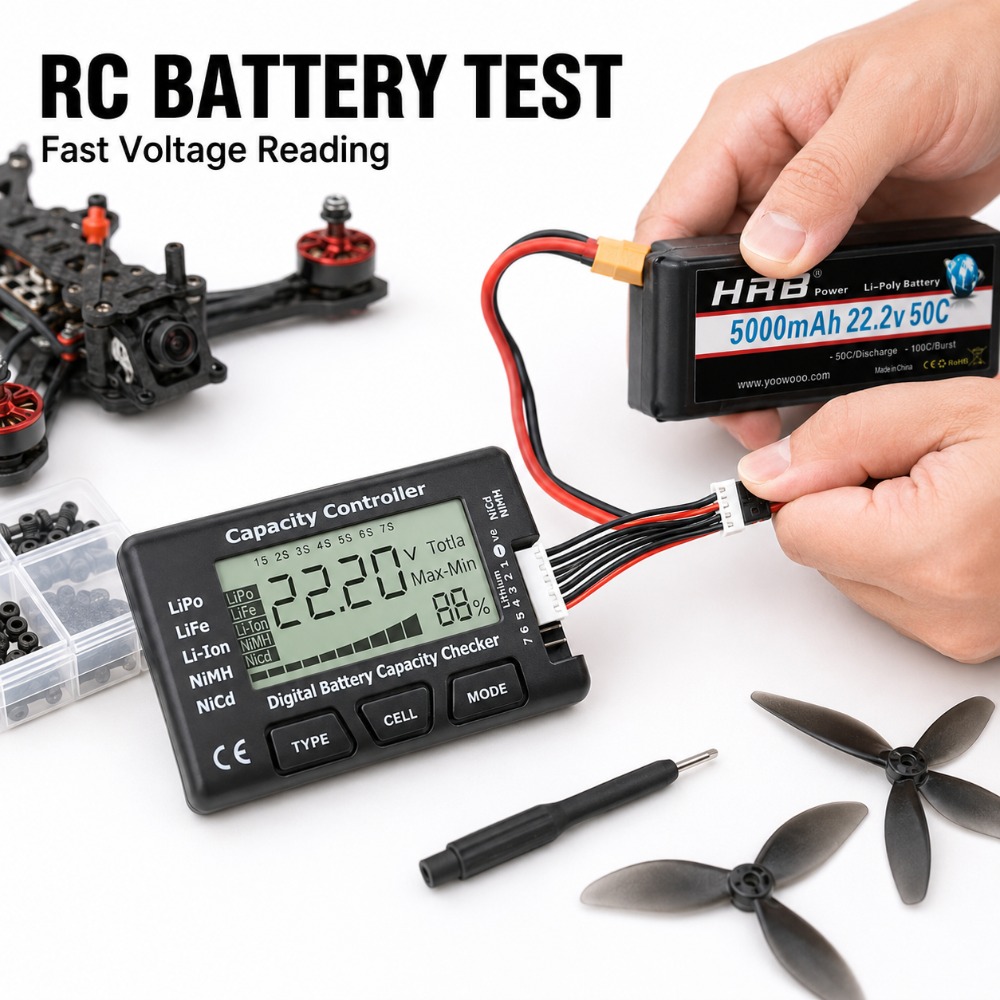 Battery Capacity Checker Digit - огляд і ціна Drone Battery Voltage Checker