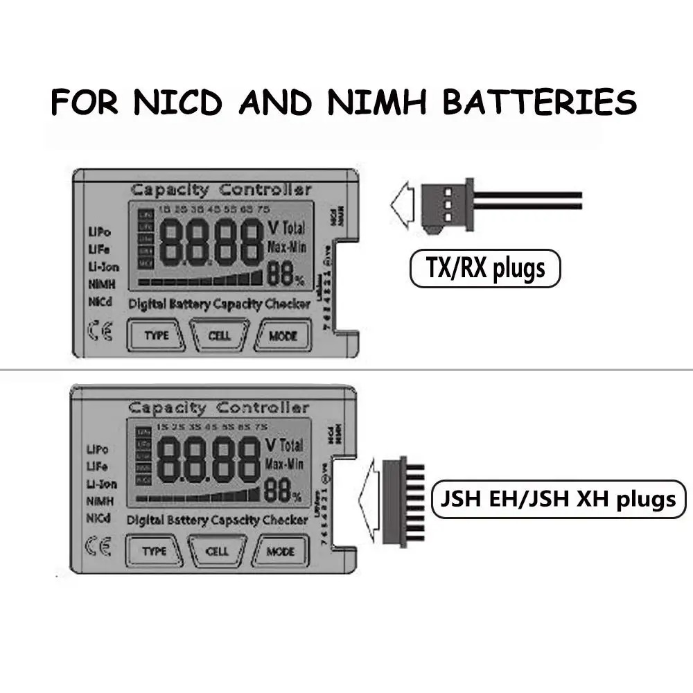 Battery Capacity Checker Digit - огляд і ціна Drone Battery Voltage Checker