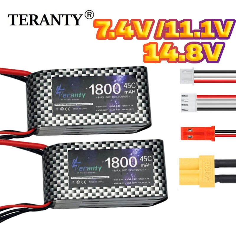 TERANTY 2S 3S 4S 1800mAh Lipo  - огляд і ціна Drone Battery 4S