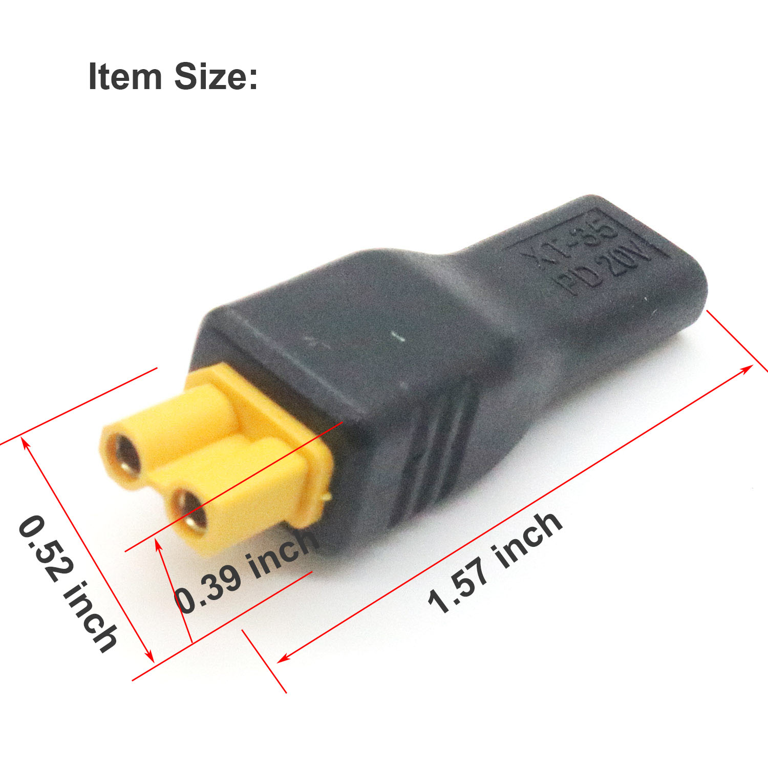 1pc USB Type C Female Input to - огляд і ціна Drone Battery Connector