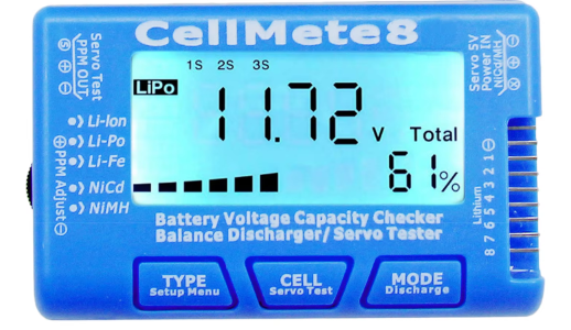 RC Cellmeter8 Cellmeter7 Digit - огляд і ціна Drone Battery Voltage Checker