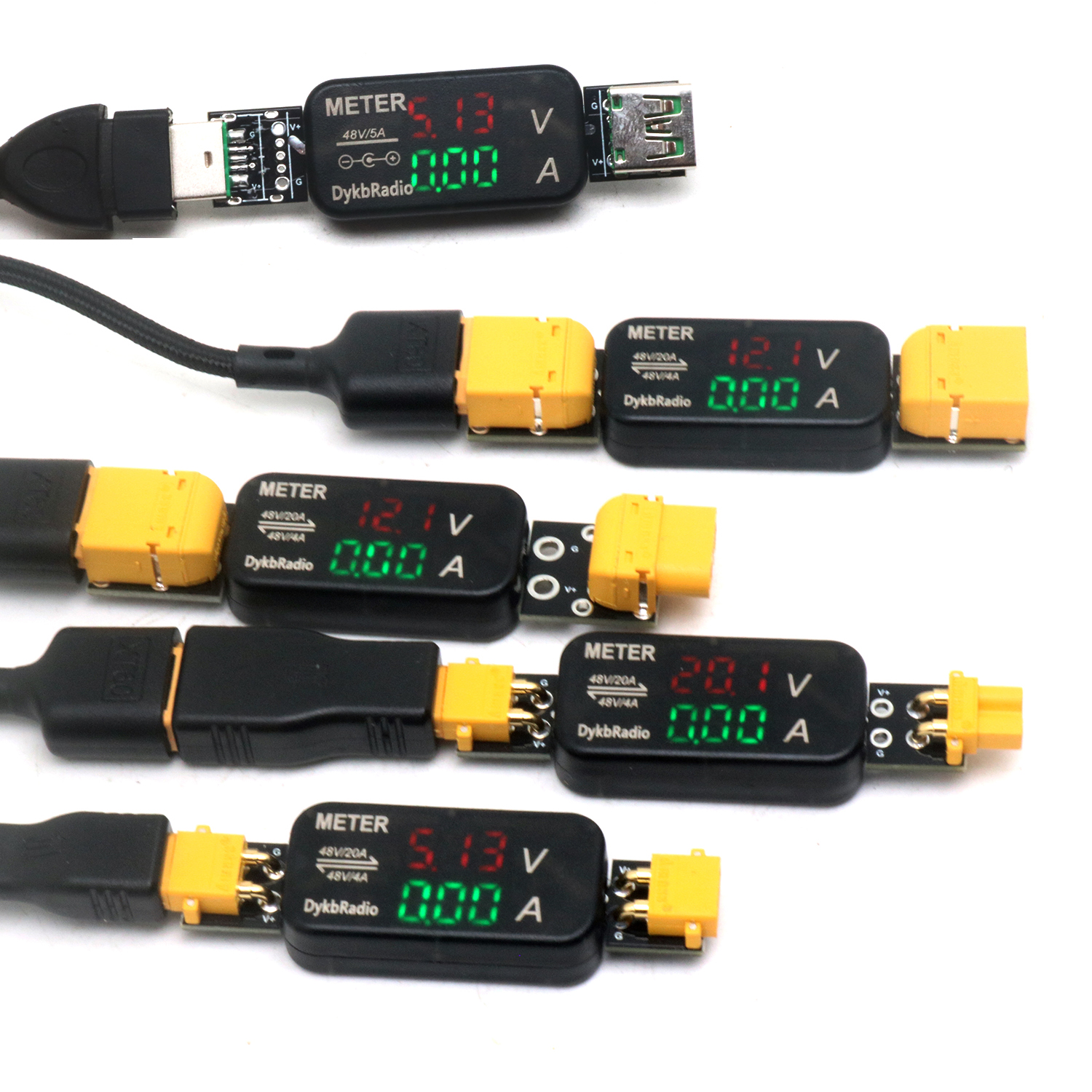 20A USB XT60 XT30 Voltmeter Am - огляд і ціна Drone Battery Voltage Checker