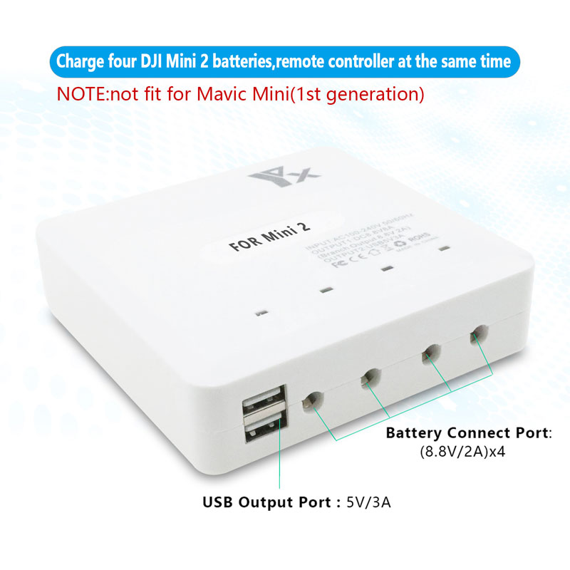 YX 6IN1 Fast Smart Battery Cha - огляд і ціна Drone Battery Smart