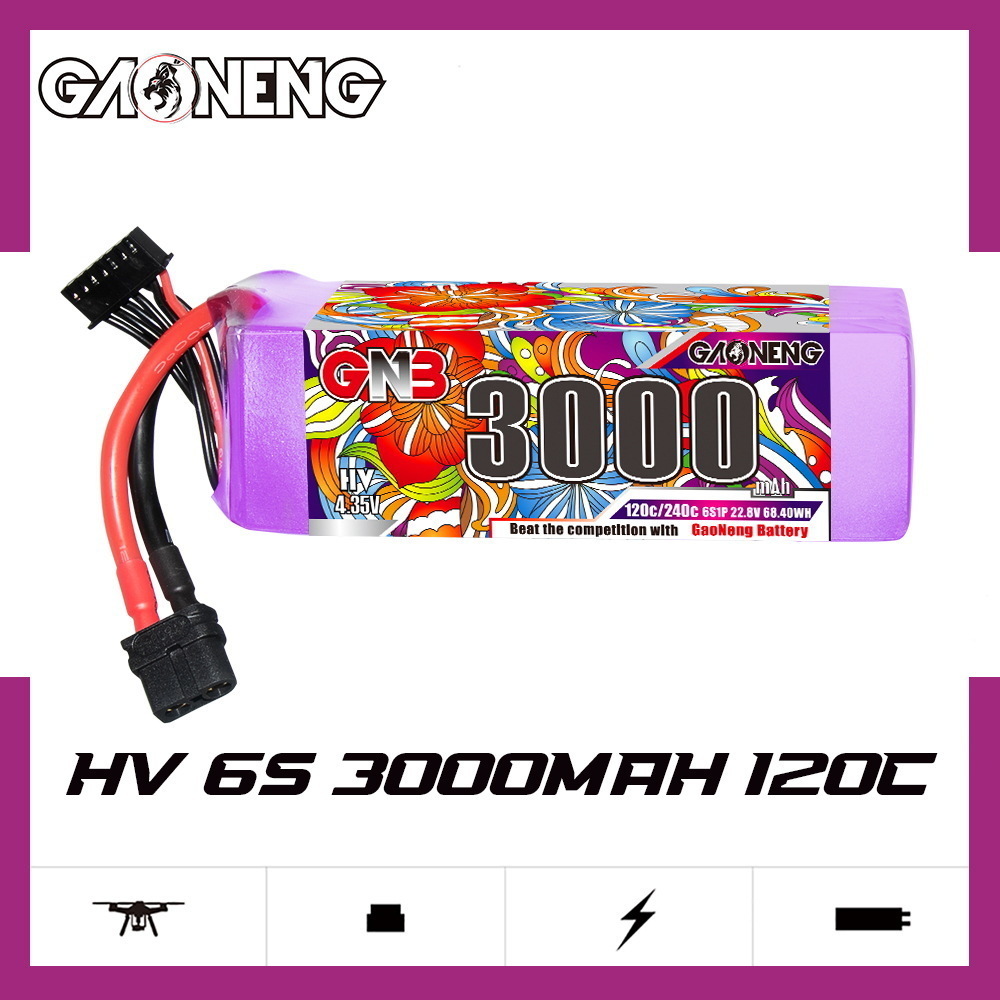 Original GNB HV 6S 22.8V 3000m - огляд і ціна Drone Battery 6S