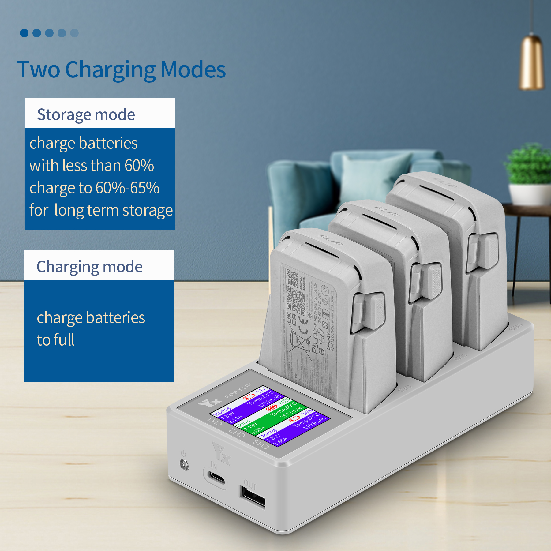 3 IN 1 Battery Charger For DJI - огляд і ціна Drone Battery Parallel Board