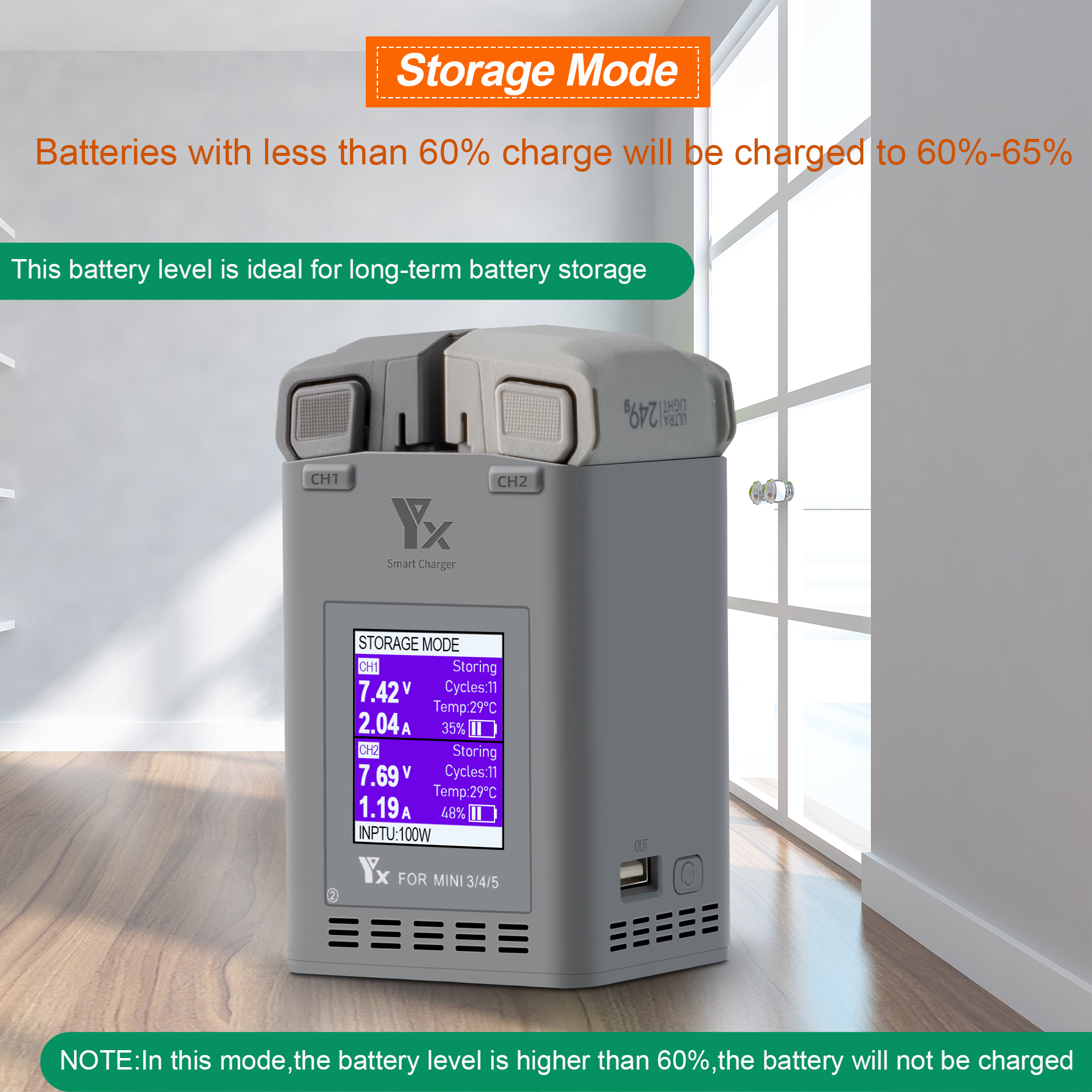 100W Intelligent Battery Charg - огляд і ціна Drone Battery Balance Charger