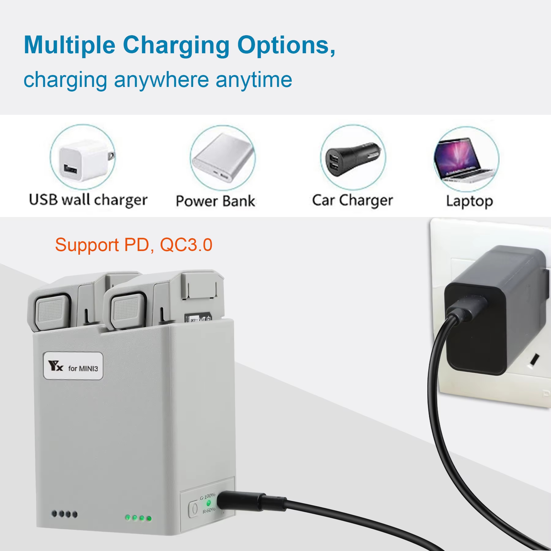 For DJI Mini 3Pro/4Pro Battery - огляд і ціна Drone Battery Balance Charger