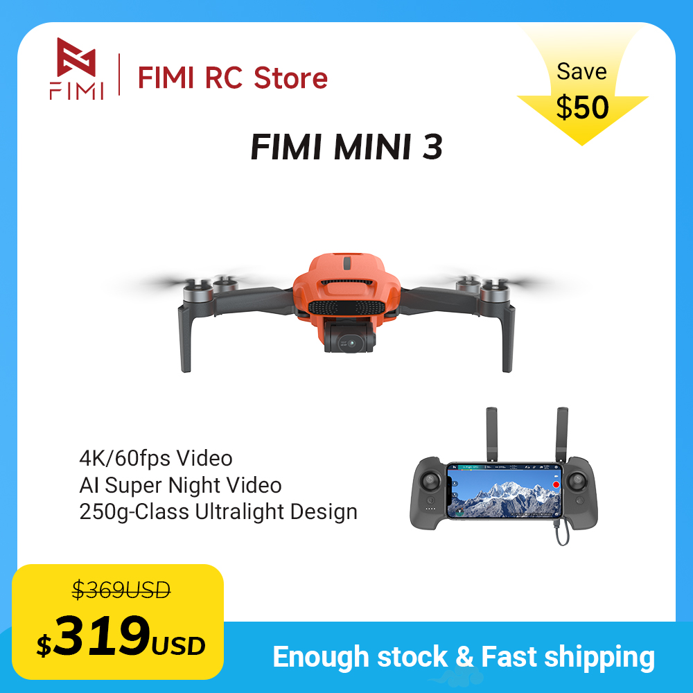 FIMI MINI 3 Camere drone 4K 60 - огляд і ціна Drone Battery Li-Ion