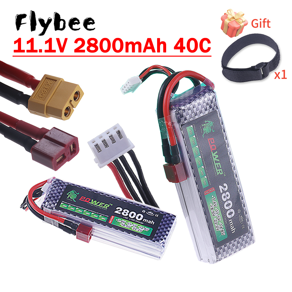 2800mAh 3S 11.1V 40C FPV Drone - огляд і ціна Drone Battery 3S