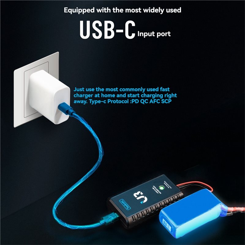 Toolkitrc U3 Battery 2A 25W 2- - огляд і ціна Drone Battery 3S