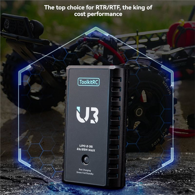 Toolkitrc U3 Battery 2A 25W 2- - огляд і ціна Drone Battery 3S
