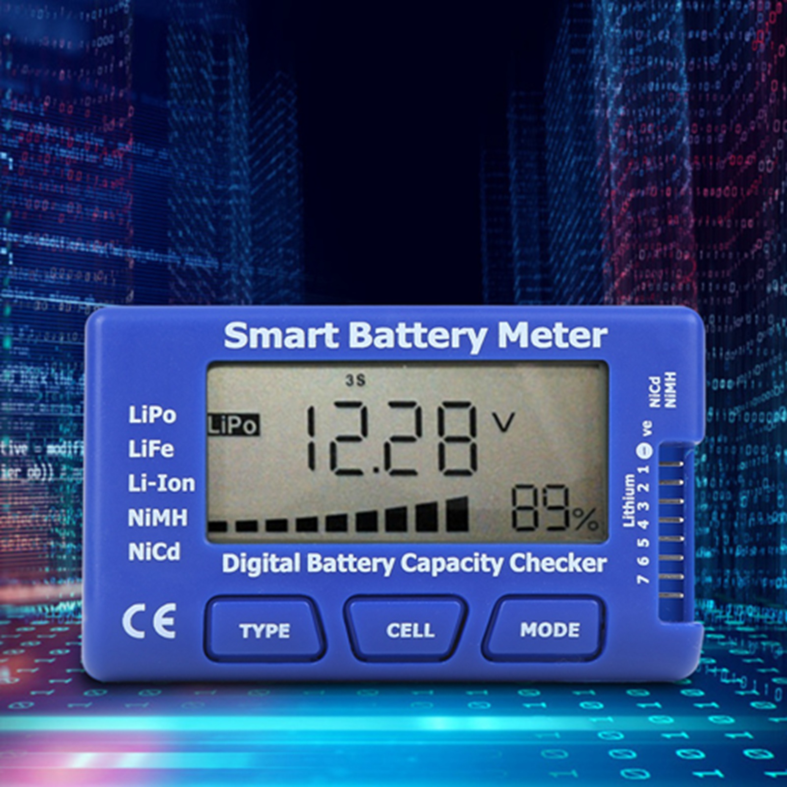 5‑In‑1 Intelligent Digital Bat - огляд і ціна Drone Battery Voltage Checker