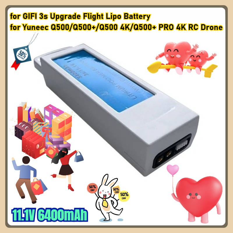 11.1V 6400mAh for GIFI 3s Upgr - огляд і ціна Drone Battery 3S