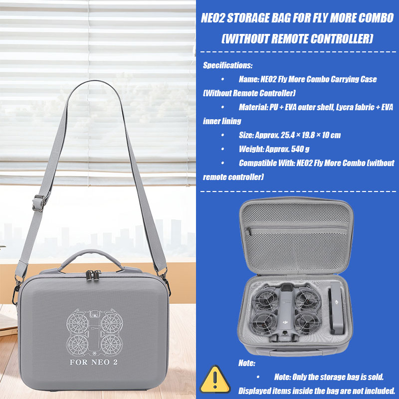 VOLODYMYR Shoulder PU Portable - огляд і ціна Drone Battery Bag
